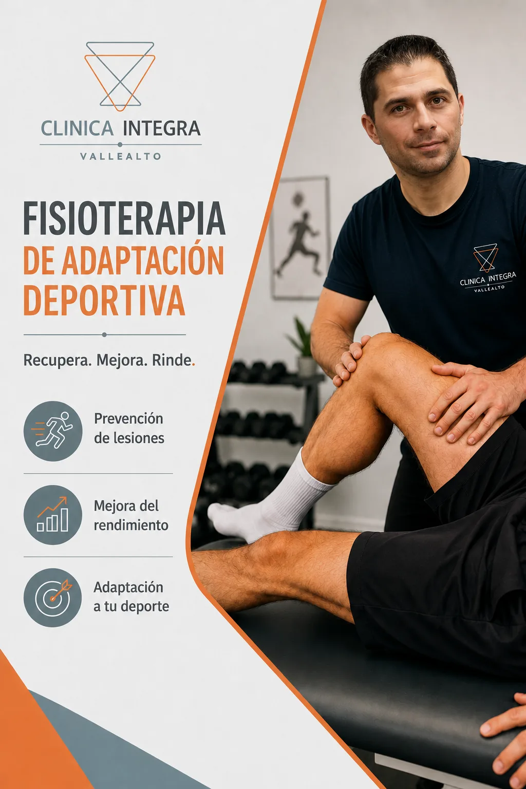 Imagen de apoyo sobre fisioterapia deportiva y readaptación